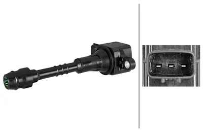 Produktbild von HELLA 5DA 358 101-641 Zündspule für NISSAN ALMERA II Hatchback (N16) ALMERA TINO (V10) PRIMERA (P11) PRIMERA (P12) PRIMERA Kombi (WP12) Sentra V