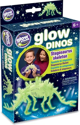 Produktbild von Die Original Glowstars Company Glow Dinos Stegosaurus Skelett