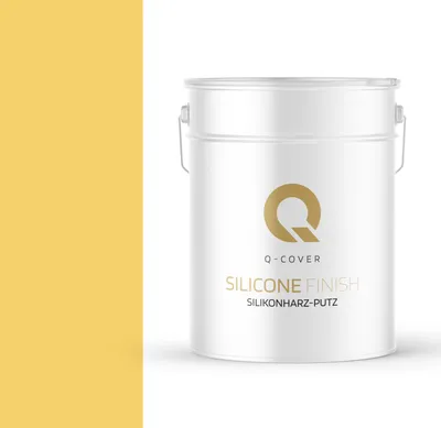 Produktbild von Silikonharz-Putz Zitronengelb | Reibeputz | Silikonputz | Fassadenputz | 25 kg 1mm | Kratzputz Oberput Strukturputz Fertigputz Wände Und Decken