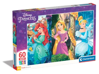 Obrázok produktu pre Clementoni PUZZLE 60 GAB MAXI PRINCESS 26416