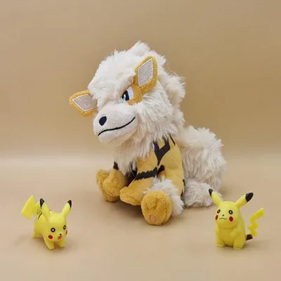 Produktbild von Pokemon Arkani Kuscheltier - 13 cm Plüschtier Arcanine