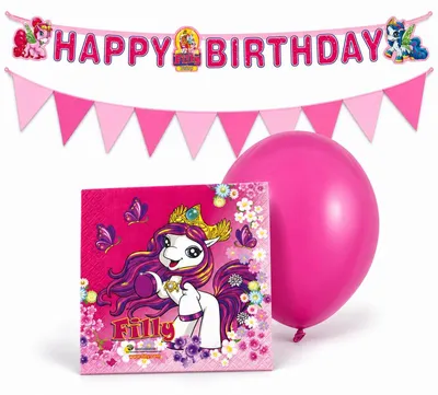 Produktbild von Filly Fairy Partyset Kindergeburtstag Geburtstag Deko