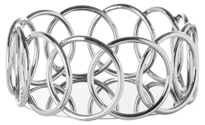 Produktbild von FINK Windlichtfuß JUWEL - silber - Edelstahl - H.10,5cm x B.23,5cm