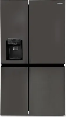 Produktbild von Hisense RS818N4TFE Side-by-Side Kühl/Gefrierkombi, NoFrost, Wifi, Eiswürfelspender, schwarz