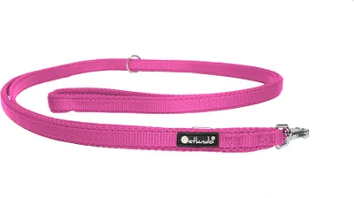 Produktbild von Petlando Führleine Mesh verstellbar 2,3 m fuchsia Hundeleine Leine Hund Größe S