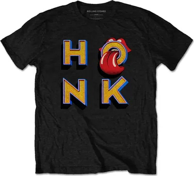 Produktbild von The Rolling Stones Honk Letters Black S T-Shirt