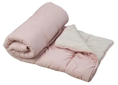 Produktbild von Ganzjahres-Steppdecke 140 x 200 cm aus Hohlfaser, rosa