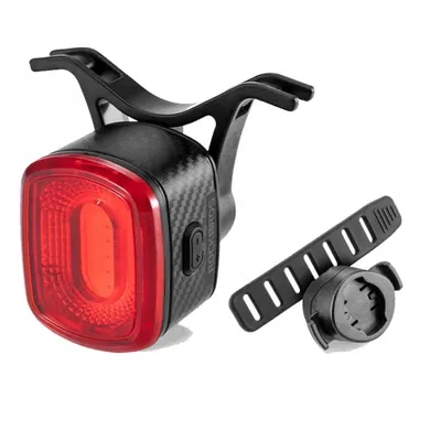 Obrázok produktu pre Rockbros Q2S Led Bike zadné svetlo s inteligentným systémom zastavenia + kábel Usb-C - Usb-A - čierny