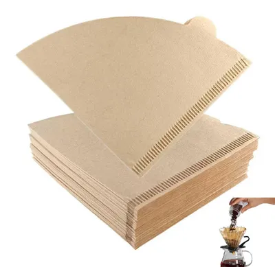 Kaffeefilter 150 Stück, 16 x 12 x 11,5 cm, Einweg-Papierfilter
