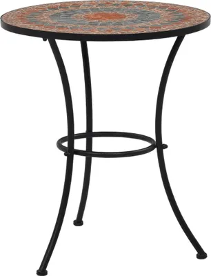 Obrázek produktu pro vidaXL 3-tlg. Oranžová/Grau keramická mozaika Bistro-Set