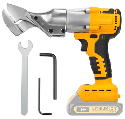 Image de Cisailles électriques sans fil en métal - Moteur sans balais - Coupe jusqu'à 2,5 mm