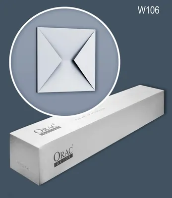 Produktbild von Orac Decor W106-box MODERN 3D Wandpaneele 1 Karton SET mit 5 Zierlementen 0,55 m2