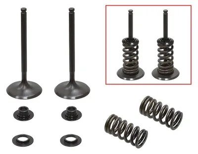 Image de Kit de soupapes Husqvarna KTM, comprenant ressorts et rondelles en acier, pour les modèles de 2012 à 2019, dimensions : 36 x 5,47 x 87,2 mm