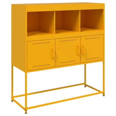 Immagine prodotto di Credenza Giallo Senape 100,5x39x107 cm in Acciaio