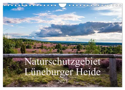 Produktbild von Naturschutzgebiet Lüneburger Heide (Wandkalender 2027 DIN A4 quer), CALVENDO Monatskalender