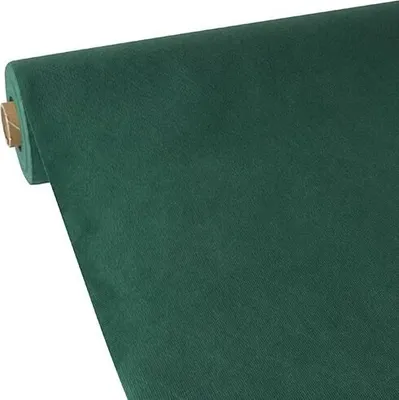 Produktbild von Papstar Tischdecke, stoffähnlich, Vlies "soft selection" 40 m x 0,9 m dunkelgrün auf Rolle, 2 x 1 Rolle