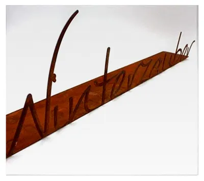 Produktbild von Schild „Winterzauber“ 74 x 16 x 9 cm Edelrost Gartendeko Vintage Rost Deko Wohnzimmer
