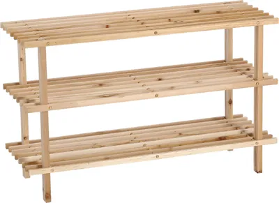 Obrázek produktu pro Zeller Present 13127, Otevřený, Dřevo, Dřevo, 3 police/polic, 800 mm, 495 mm
