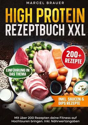 Produktbild von High Protein Rezeptbuch XXL