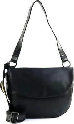 Produktbild von HAROLD'S Leder Umhängetasche Schultertasche Caugio Handbag Double Black schwarz