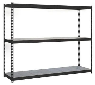Image de Etagère Sans Vis Ecoforte 1506-3 Metal 1500 Antracite/galva Antracite/galva 1500x1500x600 - Simonrack