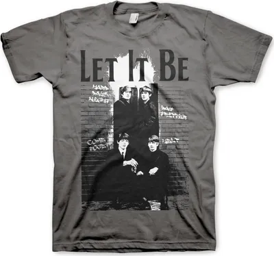 Produktbild von The Beatles Let It Be Dark Grey M T-Shirt