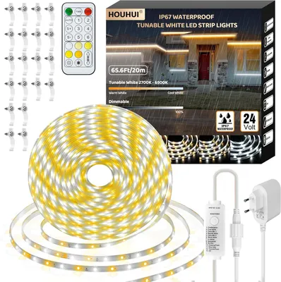 Produktbild von LED Band 230V wasserdicht 20M Außen dimmbar Fernbedienung App Anwendung