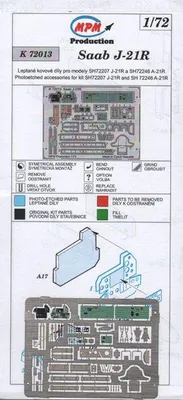 Produktbild von MPM 100-K72013 - 1/72 SAAB J/A-21R - Neu