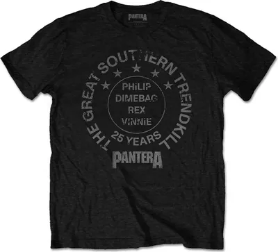 Produktbild von Pantera - 25 Jahre Trendkill Uni Small T-Shirt - Schwarz