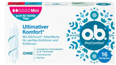 Immagine prodotto di O.B. Procomfort 16 assorbenti Mini