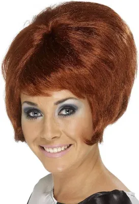 Produktbild von Smiffys - "60s" Perücke für Damen SM563 (Einheitsgröße) (Schwarz)