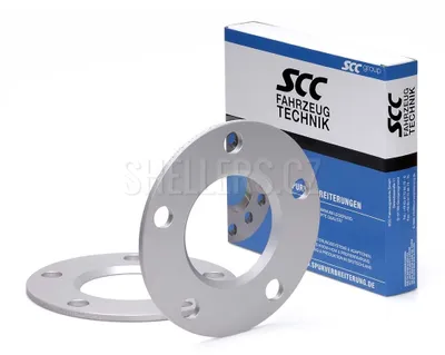 Produktbild von SCC Ausgleichsplatten 05 mm, 5/112 - 66,6 mm, 10213E, grau