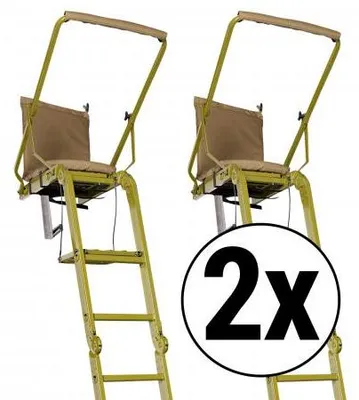 Produktbild von Askari Baumsitz Waschbär 2er Set, 305 cm, 100 kg Tragkraft, DEKRA , Gewehrauflage