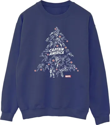 Produktbild von Marvel - Sweatshirt für Herren BI35697 (XXL) (Marineblau)