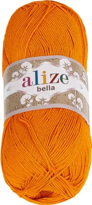 Zdjęcie produktu dla Przędza BELLA - 100 g / 360 m - pomarańczowa