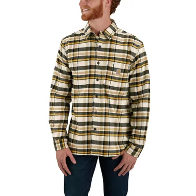 Produktbild von Carhartt Flannel L/S Plaid Shirt 106352, Farbe:malt, Größe:XXL