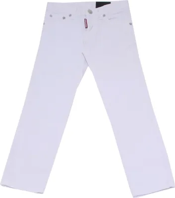 Immagine prodotto di 8016T jeans bimbo DSQUARED2 CLEMENT JEAN bianco denim trouser jean kid