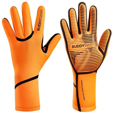 Image de Gants en néoprène Buddyswim Trilaminate Warmth 2,5 mm, orange M