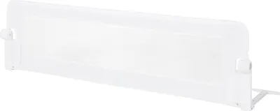Obrázok produktu pre Skladacia bezpečnostná zábrana do postieľky s nastaviteľnými popruhmi 150x40,5x42 cm biela