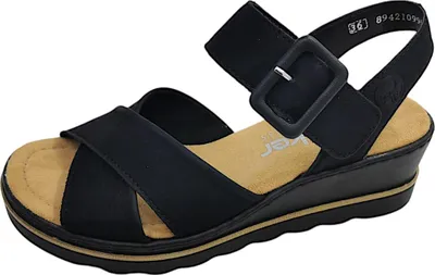 Immagine prodotto di Rieker scarpe da donna Sandalette nero Tempo libero, Numero di scarpe: 38 EU