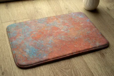 Obrázek produktu pro Koupelnová předložka - Koberec do koupelny - Absorpční rohožka Sprchové koberce - 75x45 cm - Rez