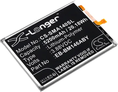 Produktbild von TECHTEK Akku Kompatibel mit [Samsung] Galaxy M14, Galaxy M14 5G, SM-M146B/DS, SM-M146B/DSN, SM-M146B/N Ersetzt EB-BM146ABY, für GH82-31349A