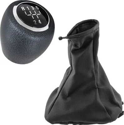 Immagine prodotto di cuffia per pomello cambio a 5 velocità + telaio per pomello cambio in