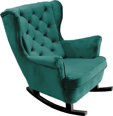 Produktbild von DomoHome polohovateľné kreslo kreslo podrúčky TV kreslo kreslo do obývačky čalúnené kreslo kreslo do obývačky kreslo do obývačky krídlo | 102x81x95cm | Green_29852