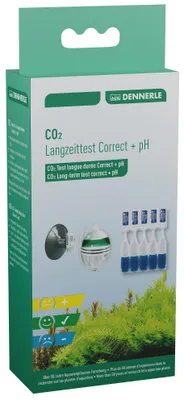 Produktbild von Dennerle CO2 Langzeittest Correct + pH - einfache und exakte Kontrolle des CO2-Gehalts im Aquarium