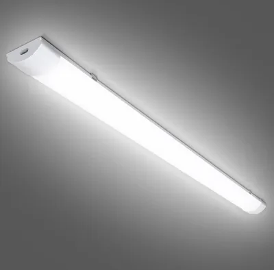 Produktbild von Jiubiaz LED Feuchtraumleuchte Deckenleuchten Neutralweiß Werkstatt Deckenleuchte Garage 150cm 48W