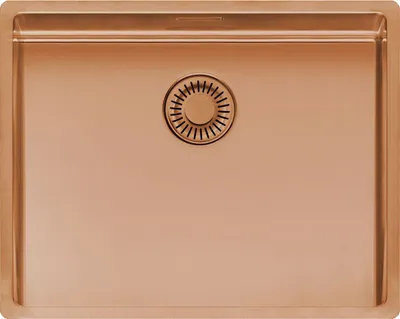 Produktbild von REGINOX R38758 Spüle NEW YORK 50X40 Comfort Copper II ab Schrankbreite 60 cm / Flächenbündig / Flacheinbau / Unterbau