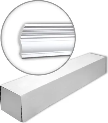 Produktbild von Profhome 150179 Eckleisten 1 Karton SET mit 12 Zierleisten | 24 m