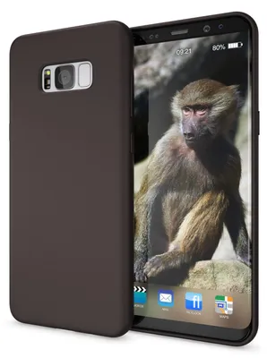 Produktbild von Samsung Galaxy S8 Plus Handy Hülle von NALIA, Ultra-Slim TPU Silikon Neon Case Schwarz