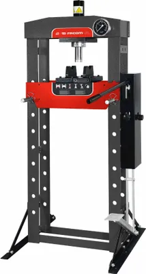 Produktbild von Facom Werkstattpresse 20 t mit Doppelpumpe und Manometer, 730 x 560 mm